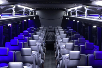 Beaumont Charter Bus Interior