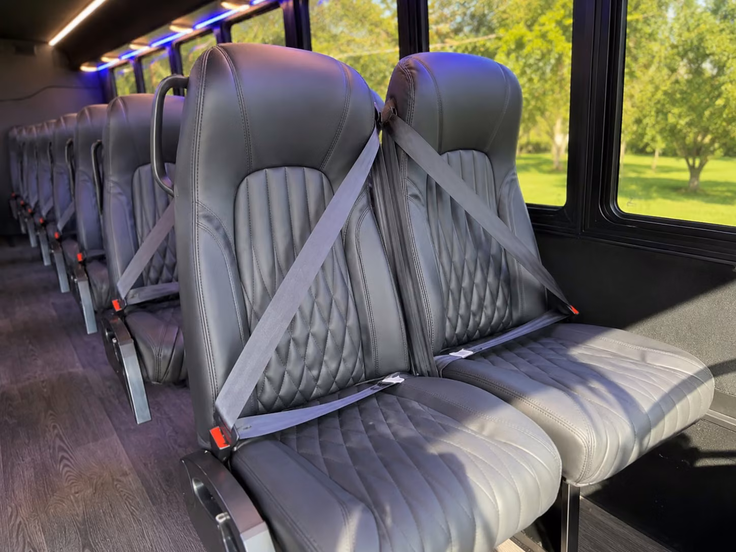 20 passenger minibus interior