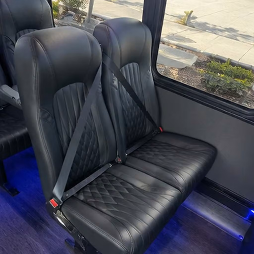 25 passenger minibus inside