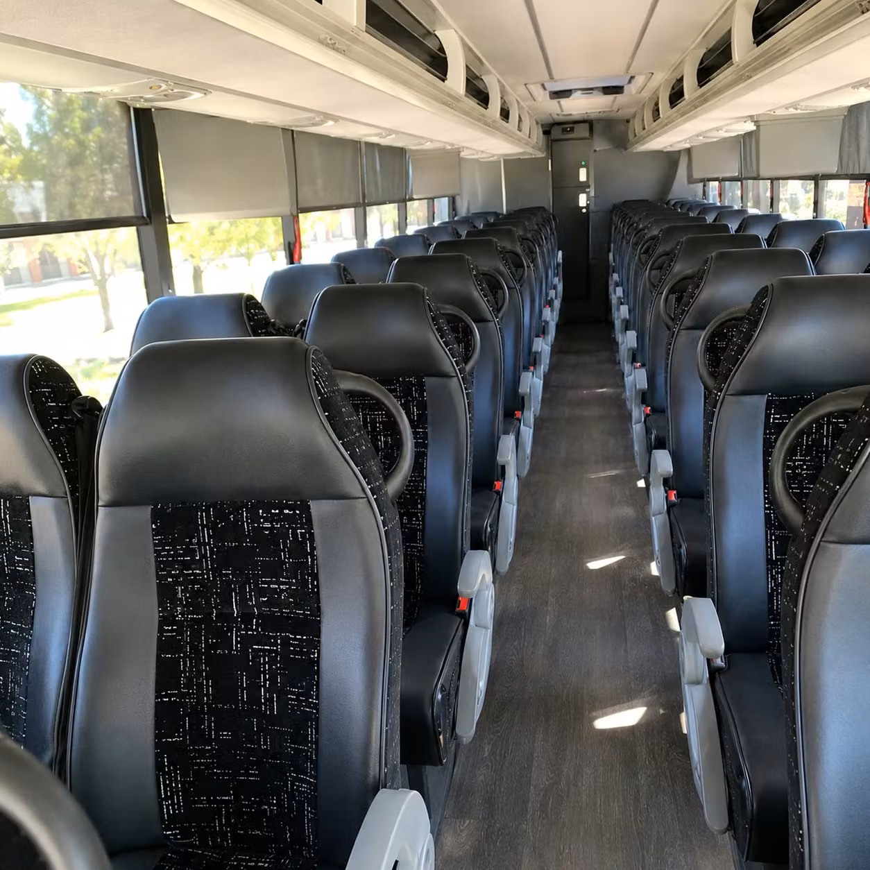 beaumont charter bus interior